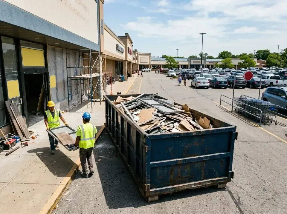 retail-store-renovation-debris-003 — frequently asked questions, Roll-off Dumpster Rentals in The Plains, OH